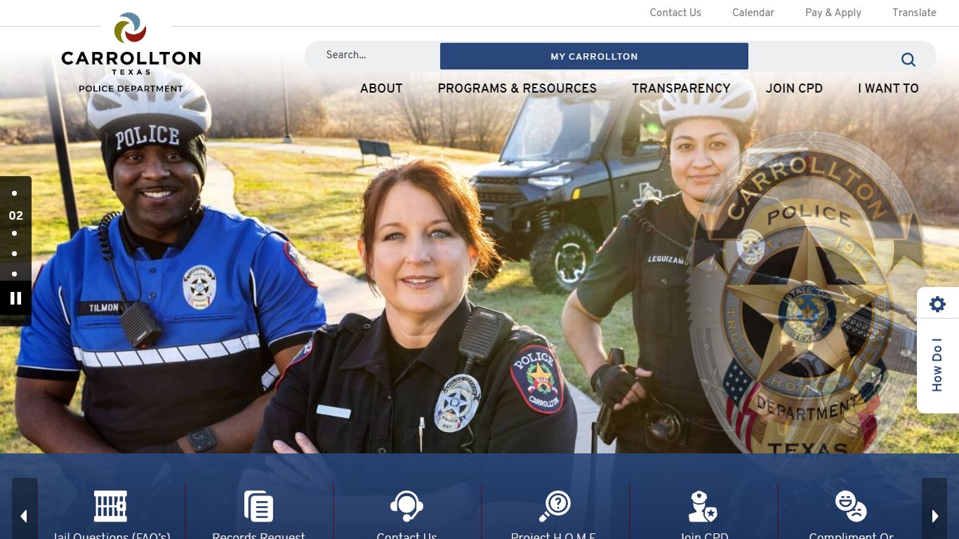 Police | City of Carrollton, TX